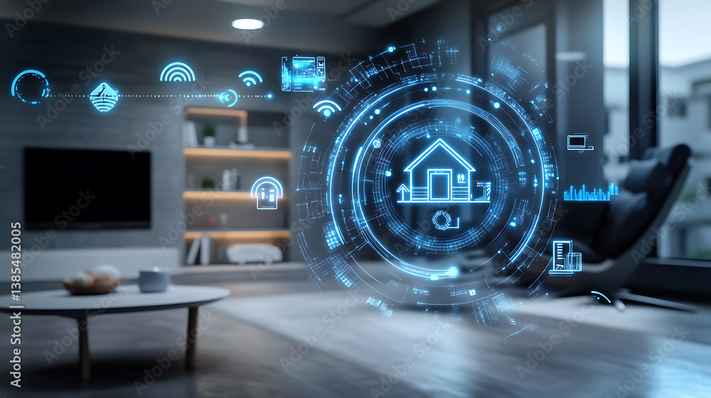 Poster an ai powered system automating smart home appliance control by analyzing real time usage patterns, 
