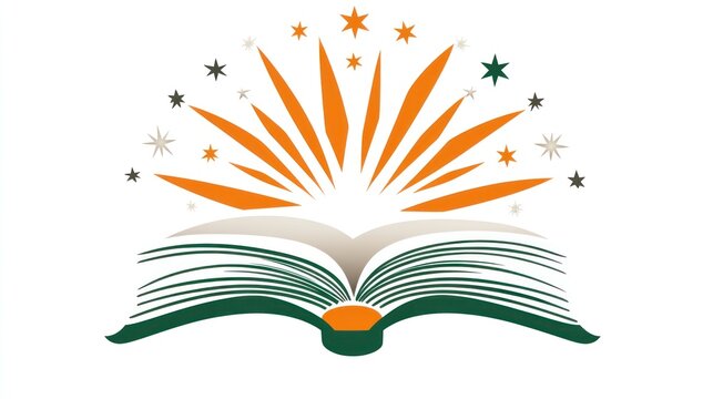 Open book, radiating light, abstract concept, educational, inspirational, for presentations, posters, or websites - Powered by Adobe