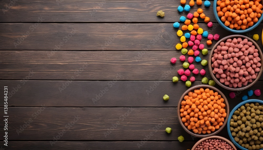 Aufkleber an array of colorful candy featuring different shapes and flavors ideal for parties and sweet tooth 