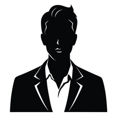 People Silhouettes, person standing silhouette illustration, Man standing silhouette, People Profile Silhouettes, silhouette of a person, silhouettes of a man in a business suit in different poses.