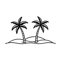 palm tree vector illustration