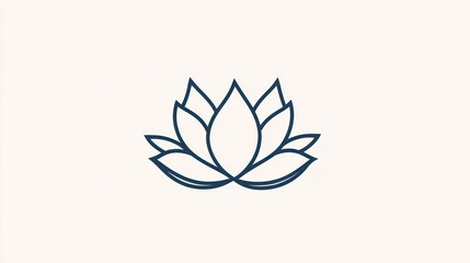 Simple lotus flower graphic design (1)
