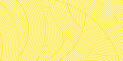 Pasta background, spaghetti abstract geometric pattern. Macaroni yellow poster. Wavy abstract pattern. Pasta vector illustration