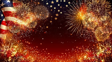 American Fireworks: A Festive 4th of July Celebration
