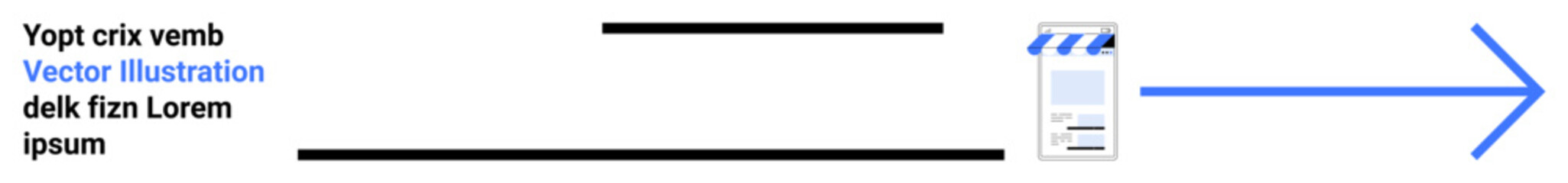 Blue arrow guiding a document, suggesting streamlined processes, data transfer, or workflow automation. Ideal for efficiency, communication, technology, business, productivity innovation simple