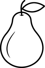 pear vector illustration