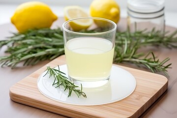 lemon juice with rosemary diet food