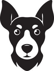 vector illustration of a dog