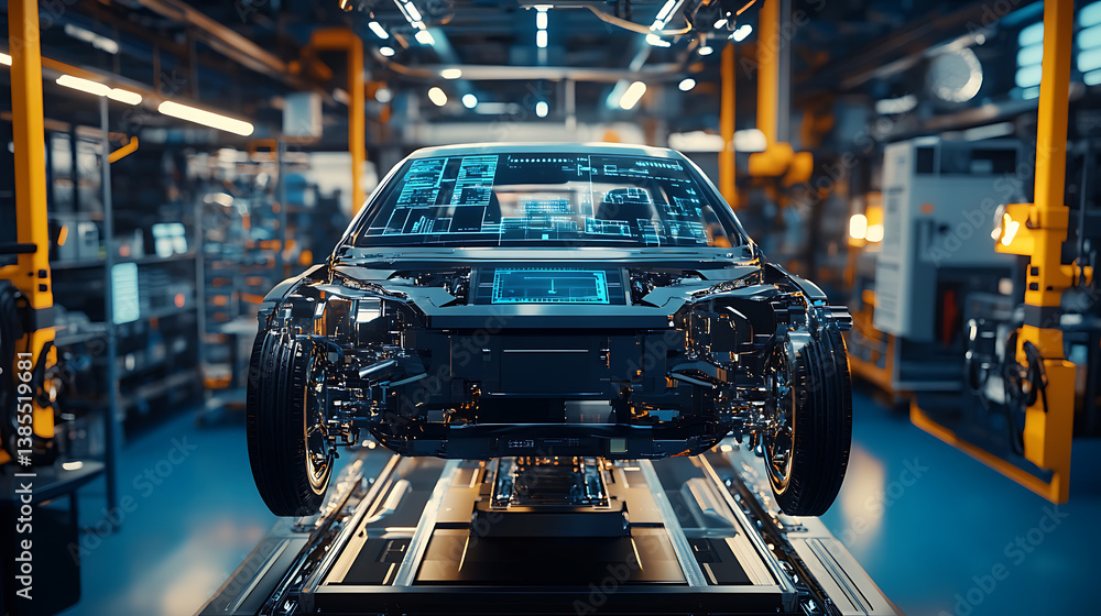 Poster an ai powered system automating vehicle maintenance scheduling by analyzing real time performance da