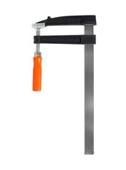 Construction, repair, tools - F-clamp isolated white background
