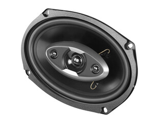 Music and sound - Car three way speaker isolated white