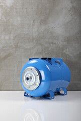 Water supply and sewerage - Blue hydraulic accumulator