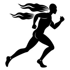 silhouette runner