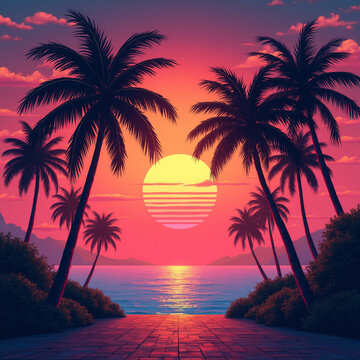 Retro Sunset 2