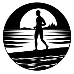 silhouette runner