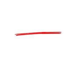 Underline Red Brush Stroke
