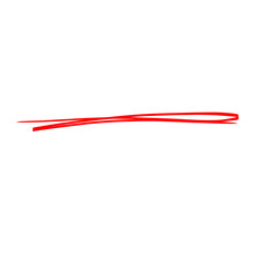 Underline Red Brush Stroke