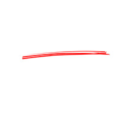 Underline Red Brush Stroke