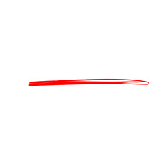 Underline Red Brush Stroke
