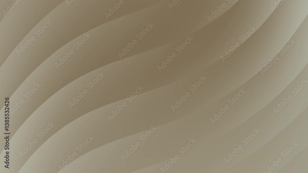 Poster abstract brown wavy gradient background animation with soft lighting