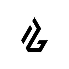 Fototapeta premium letter L logo