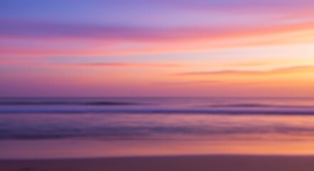 Obraz premium Pastel Seascape at Dusk AI Generated