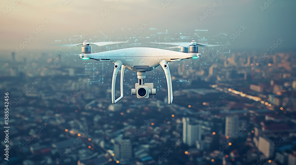Poster an ai powered system enhancing autonomous drone navigation by analyzing real time flight data and en