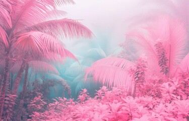 The holiday of Summer with colorful theme as palm trees background as texture frame background  