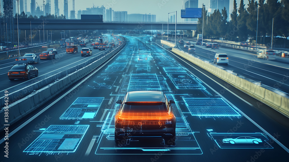 Poster an ai powered system enhancing autonomous vehicle navigation by analyzing real time environmental an