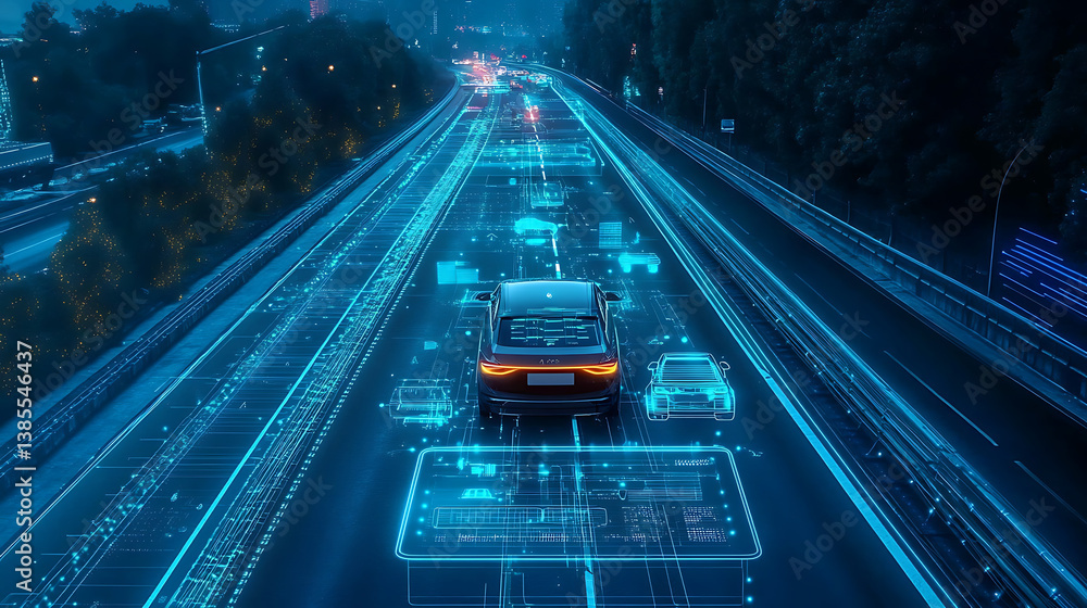 Poster an ai powered system enhancing autonomous vehicle navigation by analyzing real time environmental an
