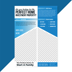 Modern Home Sale Real Estate Flyer Template