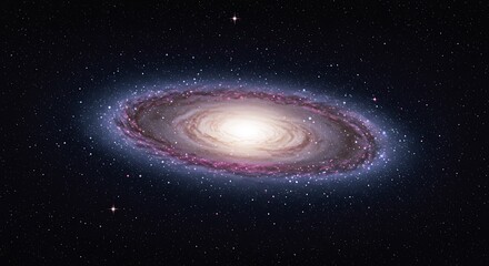 Cosmic Swirl: Galactic Heartbeat AI Generated