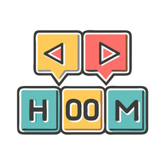 Hoom logo. House logo