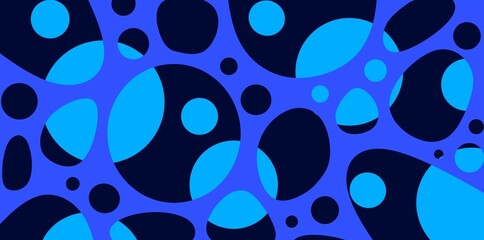 Abstract Circle Pattern With Modern Geometric Design on Dark Background