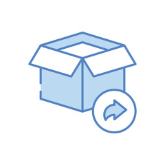 Return Policy vector icon stock illustration