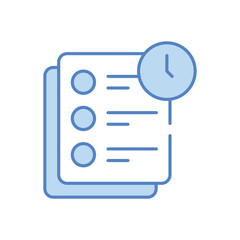 Order History vector icon stock illustration