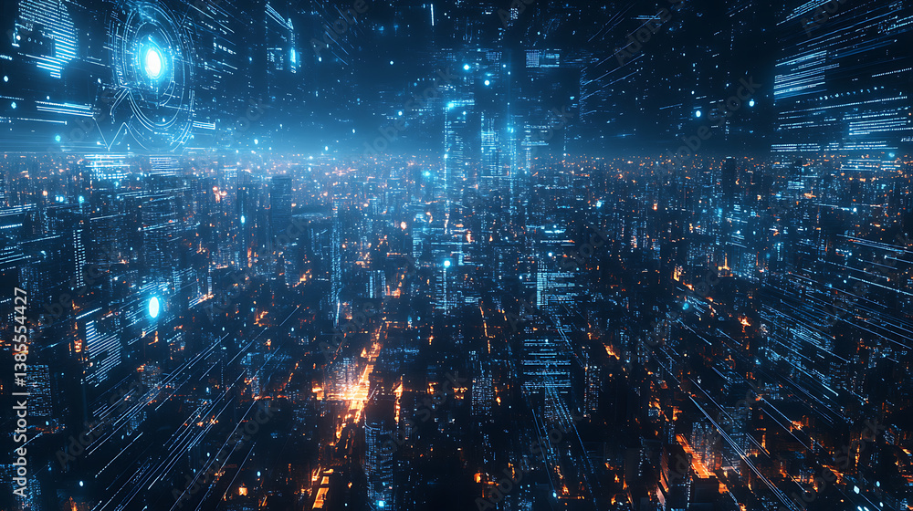 Poster an ai powered system enhancing city planning by analyzing urban data, infrastructure performance, an