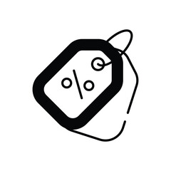 Discount Tag vector icon stock illustration