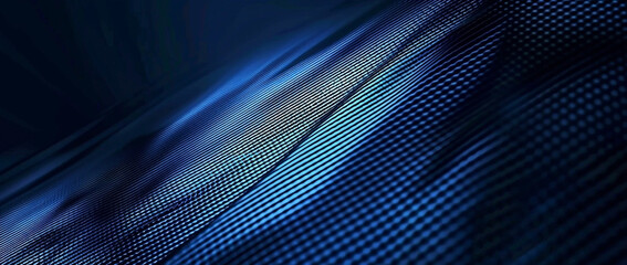 Dark Blue Carbon Fiber Texture with Geometric Pattern