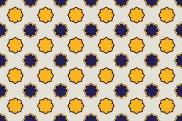 Seamless geometric pattern in authentic arabian style. Vector illustration
