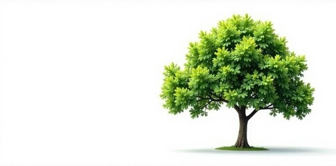 Obraz premium Single branch isolated against a soft white background, white, tree