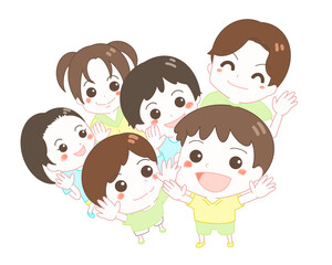 Children looking up ②