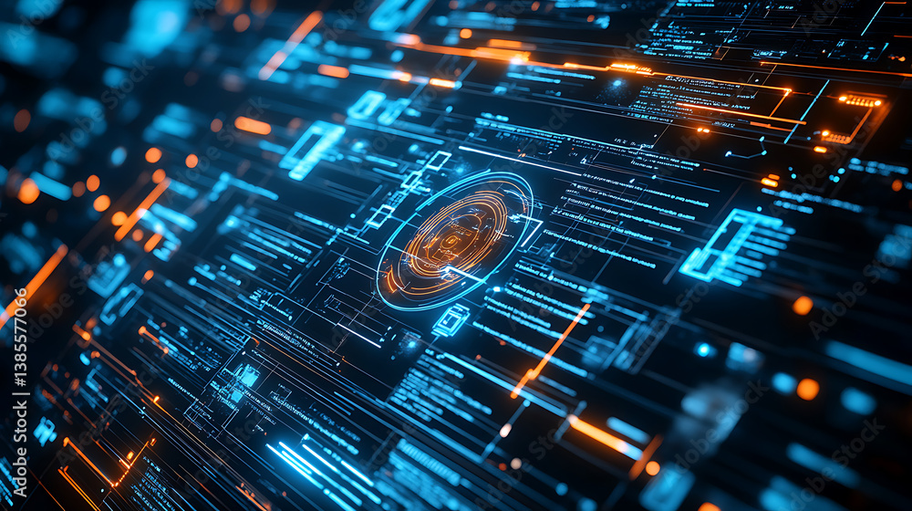 Poster an ai powered system enhancing cybersecurity by analyzing network traffic, user behavior, and system