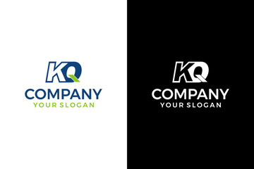 Creative Professional Trendy Letter Q, K, QK Logo Design