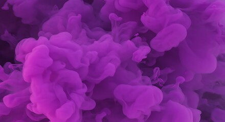 Obraz premium Purple Ink Bloom AI Generated