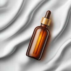 Naklejka premium Hair care elegant hair oil with smooth hair, promoting elegant hair care and enhancing silky shine with hair care essentials