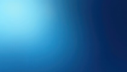 Obraz premium Soft gradient background with dark navy blue to light baby blue hues, design element, peaceful atmosphere