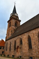 Fototapeta premium l’église Notre-Dame de l’Assomption de Bergheim en Alsace
