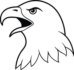 Obraz premium eagle head mascot
