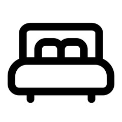 bed icon for illustration